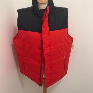 G.H.Bass Outer Wear Vest Red Sz Large